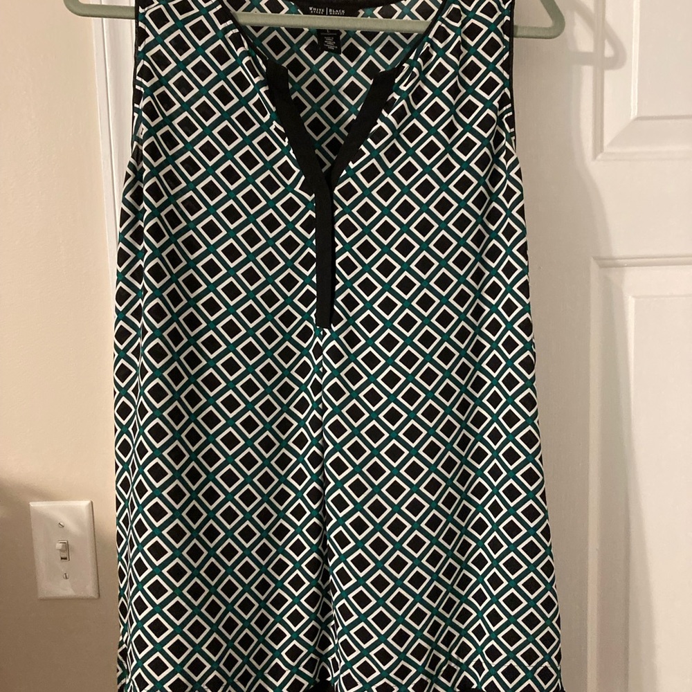 White House Black Market sleeveless tunic